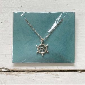 Effy Silver Ship Wheel Necklace